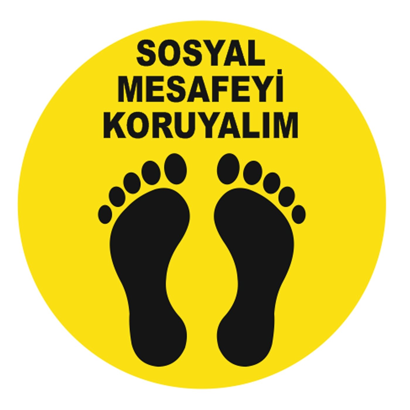 Sosyal Mesafe Sticker