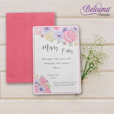 Belisima Davetiye 39007 