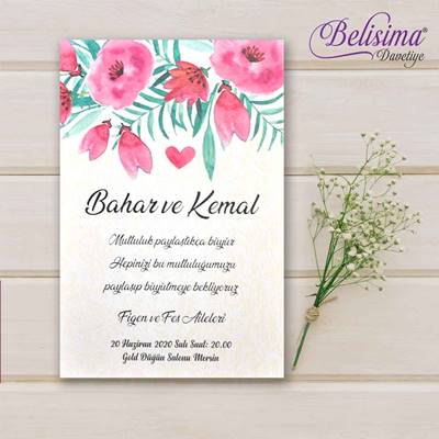 Belisima Davetiye 39008 