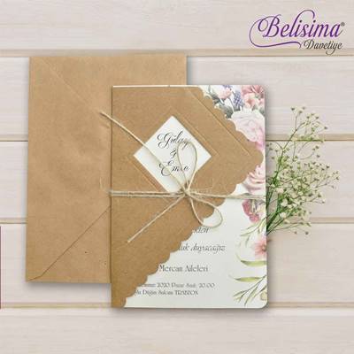 Belisima Davetiye 39052 