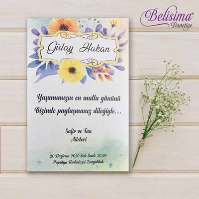 Belisima Davetiye 39061 