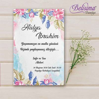 Belisima Davetiye 39093 